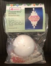 LeeWards Crowned Glory Boutique Beaded Ornament Kit 1974 VTG NEW Christmas