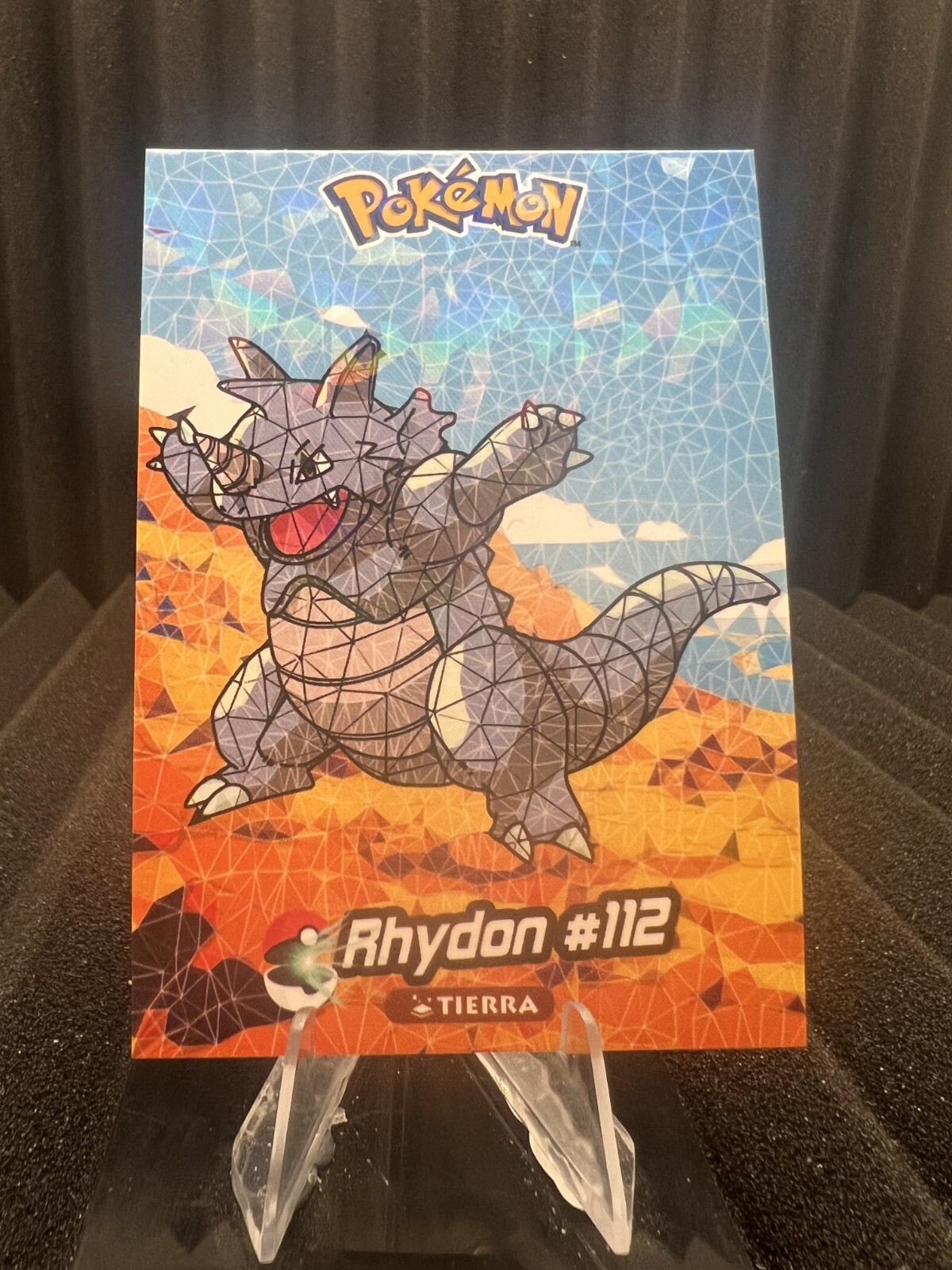 Rhydon #112 - Cracked Ice Holo - Crystal Collection 2024 - Pokemon Card