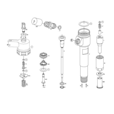 BOSCH F00VC16024 Raccordo Per Tubo Pressione Diesel – Ricambio Originale - 6