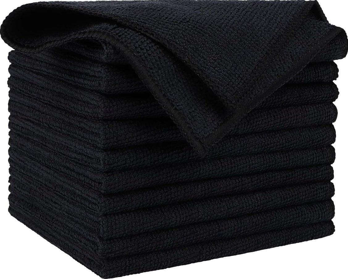 Microfiber Cleaning Cloths – 10-20 Pack Lint-Free Towels for Car, Home & Kitchen