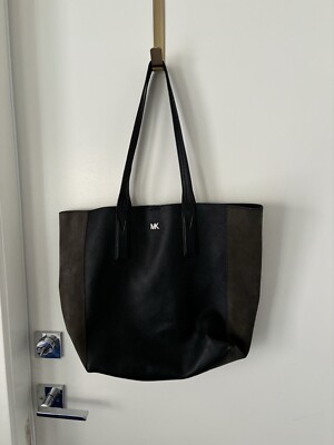 Michael Kors Tote Bag All Leather And Suede Tote Bag