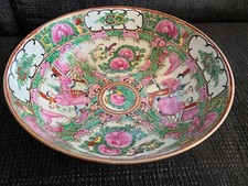 Azja/Chiny miska malowana ok. 20 cm vintage 