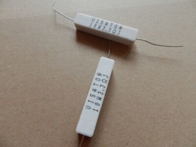 Resistore Ceramico 1,5 Ohm 10W A Filo Resistenza Per Filtro Crossover