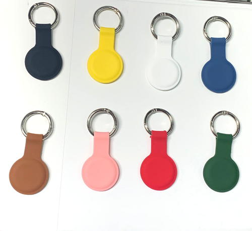 4 pack Silicone Holder for Apple AirTag Keyring Carry Case Keychain Air Tags - Picture 2 of 12