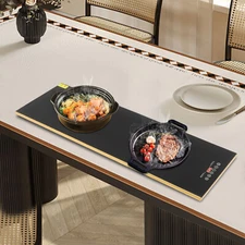 Constant temperature heating plate insulation table mat warm chopping board
