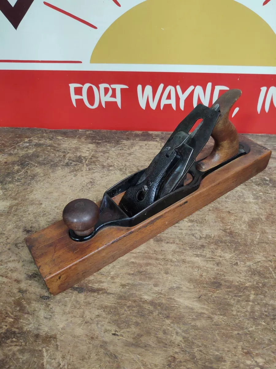 Vintage Stanley Rule Level Co.No.27 Wood Bottom Smooth Plane