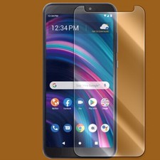 Tempered Glass Screen Protector Film Guard Shield f Blu View 3 B140DL Cellphone