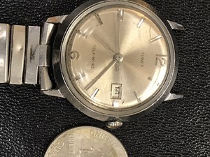 vintage timex self winding watch