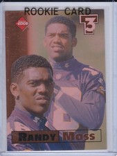 RANDY MOSS ROOKIE CARD 1998 Vikings Collector's Edge 1st Place TRIPLE THREAT RC