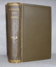 Antique Long Island Book Huntington NY Town Records Vol. III First Edition 1889