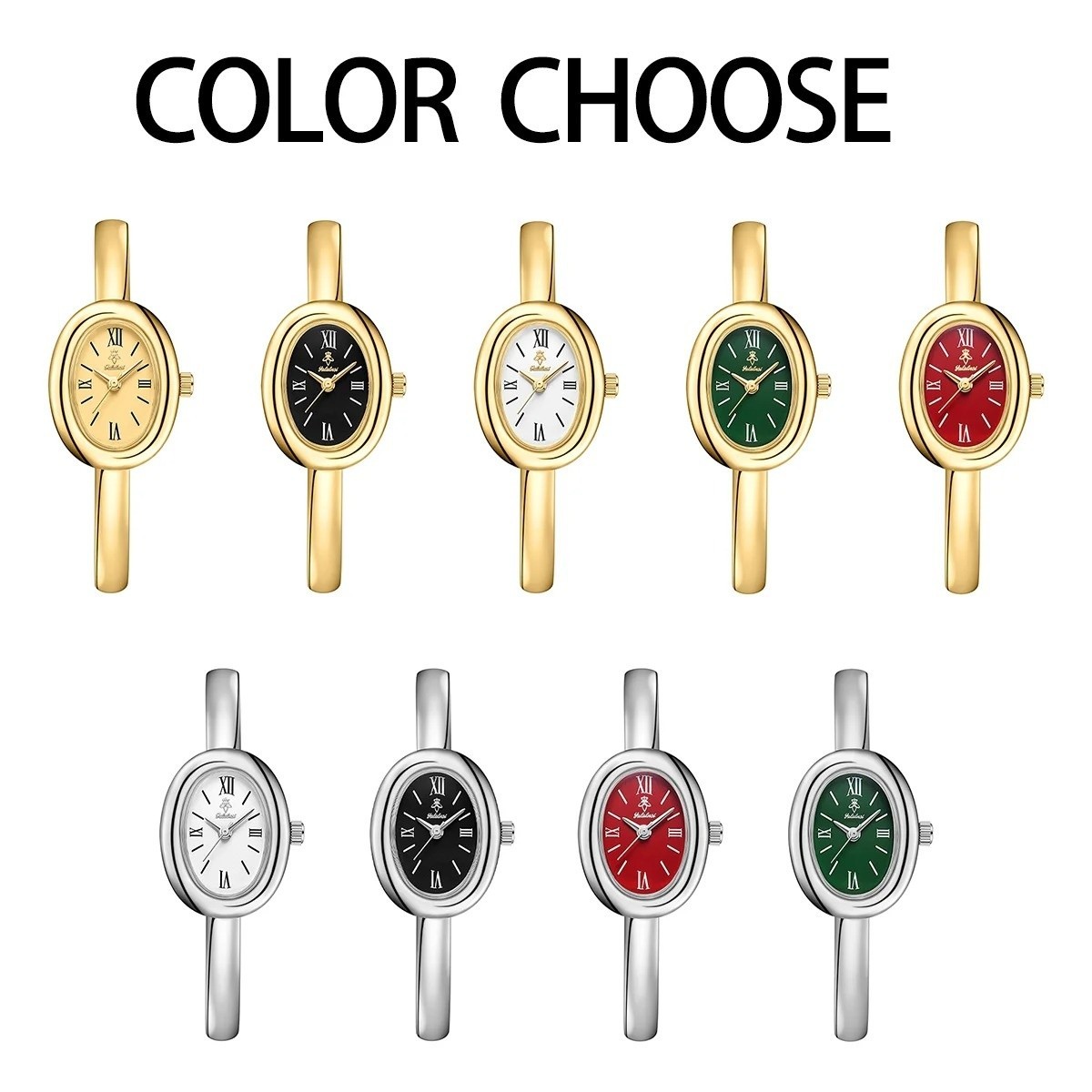 Montre quartz femme ovale YaLaLuSi pour poignet fin