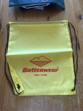 Battenwear nylon drawnstring bag yellow  new