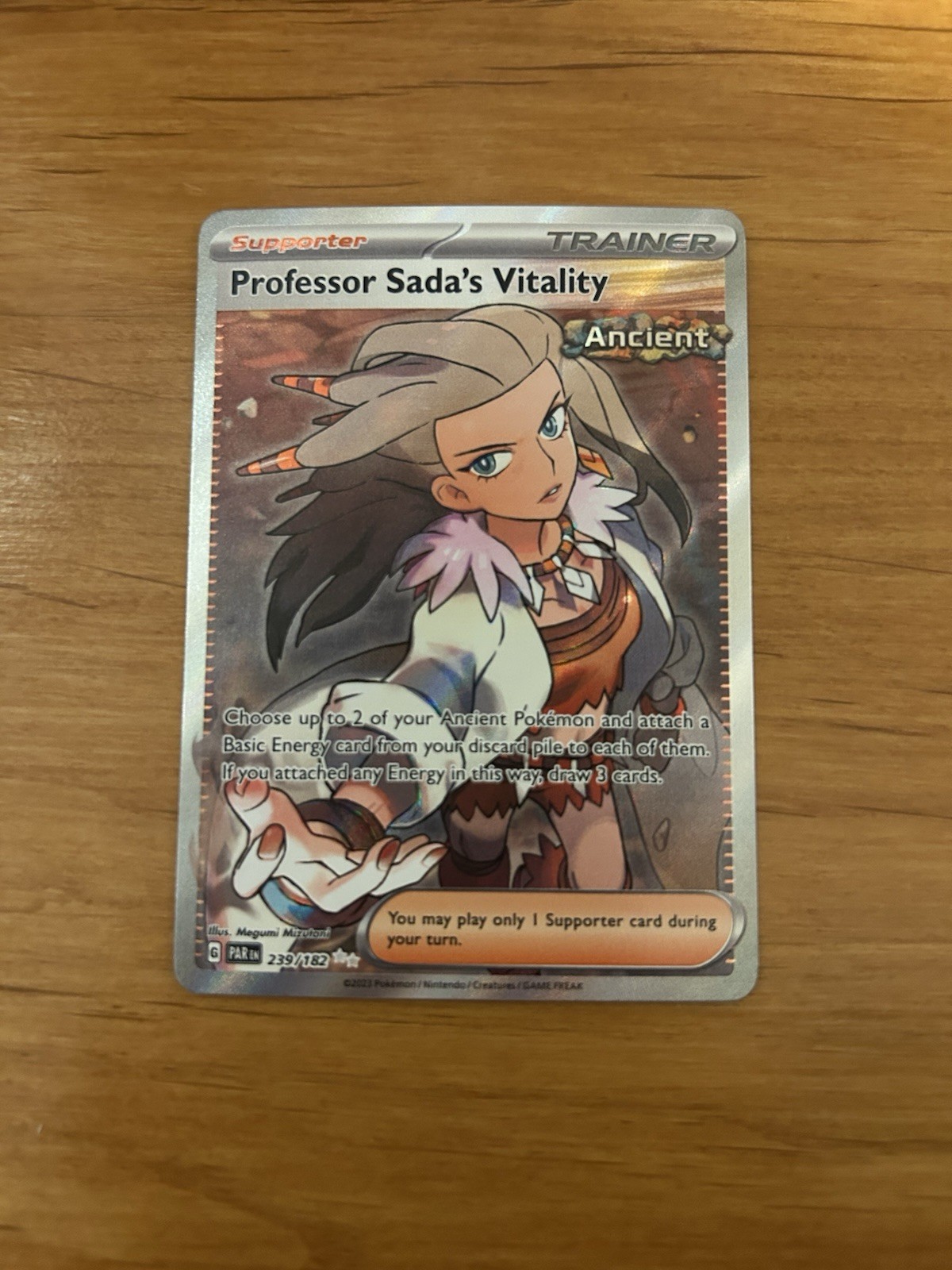 Professor Sada's Vitality 239/182 - Pokemon TCG - Paradox Rift - Ultra Rare - NM