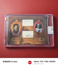 Leonardo da Vinci & Pablo Picasso 2024 Eternal Cuts Dual Authentic Relics /99