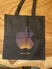 Apple Tower Theatre Opening Day Black Canvas Tote Bag