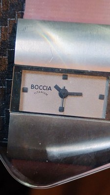 BOCCIA TITANIUM Minimalist Tank Watch Swiss Quartz Hypoallergenic All Titanium