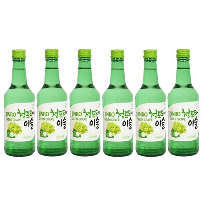 Jinro Green Grape Korean SOJU HITEJINRO JINRO SOJU Traubengeschmack 6x360ml
