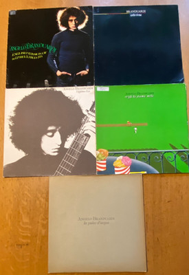 Angelo Branduardi - 5 LP Vinyl Bundle - Folk Chanson Prog Italien