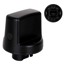 VERCCA Keyless Ignition Switch Knob Push Turn Start Cap and Insert Black