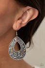 Paparazzi BOTANICAL BUTTERFLY orange earrings — photo 1