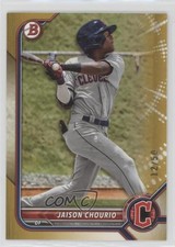 2022 Bowman Draft Gold 12/50 Jaison Chourio #BD-189 09an