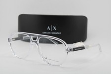 NEW ARMANI EXCHANGE AX 3090 8235 TRANSLUCENT AUTHENTIC EYEGLASSES 55-15