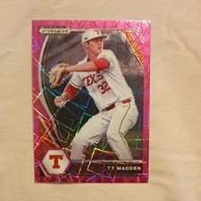 Panini 2021 Prizm Draft Picks Pink Ty Madden #PDP32 Texas Longhorns