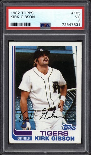 1982 Kirk Gibson #105