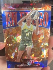 Panini 2025 Select WNBA Dominique Malonga Seattle Storm En Fuego Prizm 15/99