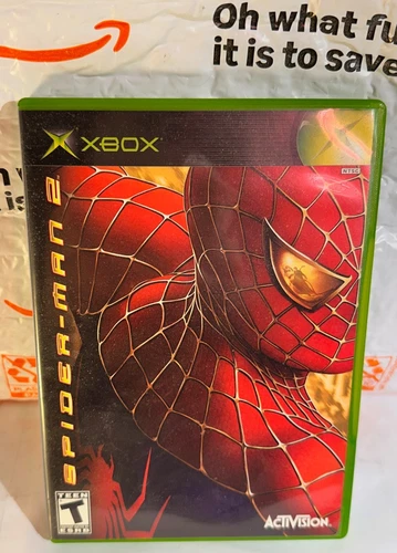 Spider-Man 2 (Microsoft Xbox, 2004) CIB Complete Tested Working/PIZZA TIME