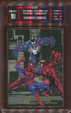 Tarjetas Marvel Pepsi 1995 '94 Flair Maximum Carnage raras difícil de encontrar #68 SGT gema como nueva 10