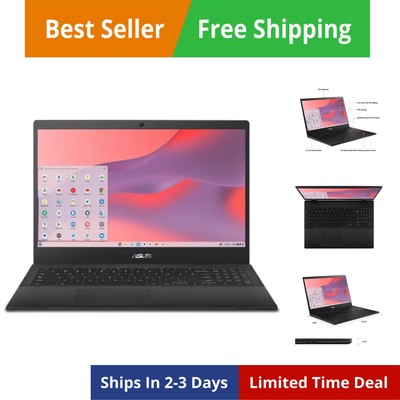 Chromebook 15.6'' FHD 1080P, NanoEdge Display Intel Celeron N3350 Processor, 4...
