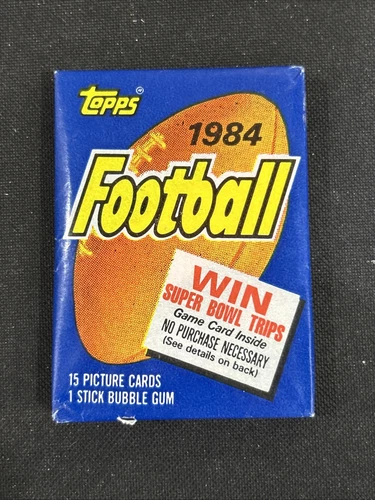 1984 Topps Football (1) Wax Pack Sealed From Box Marino, Elway Dickerson RC *P30