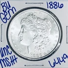 1886 BU UNCIRCULATED MORGAN SILVER DOLLAR AUTHENTIC U.S. MINT FREE SHIPPING 6449