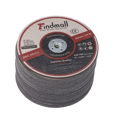 LABLT Cutting Discs 3''×1/16''×1/4'' 25Pcs for Die Grinder Metal Cutting
