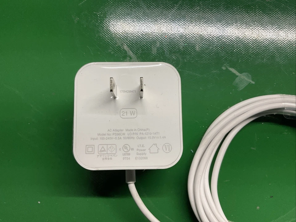 Genuine Amazon Echo and 2nd Gen Fire TV Charger Power AC Adapter PS96CW 21W 15V - Image 2 of 3