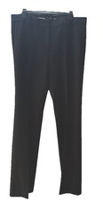 Black Womens Dress.Slacks Pants Size 12 Tall Ann Taylor/Pleated Machine Washable