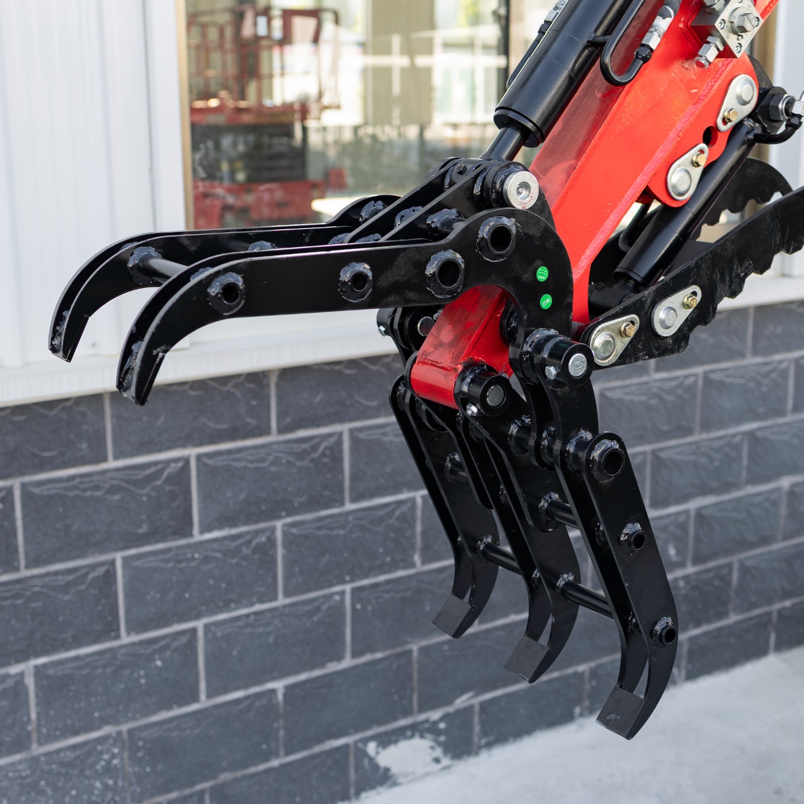Mini Excavator Log Grapple Hydraulic Wood Grab Attachment 0.6-1.5Ton Universal