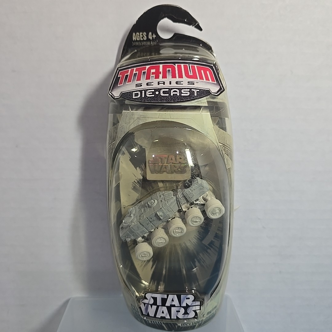 Star Wars Titanium Series Clone Turbo Tank White Miniature T