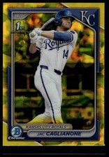 2024 Bowman Draft Sapphire Edition #BDC-8 Jac Caglianone Yellow #/75