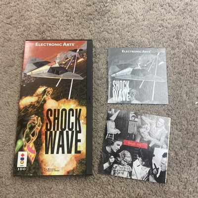 Vintage 3do Shockwave (3DO) Case And Manual Case Only- No Game