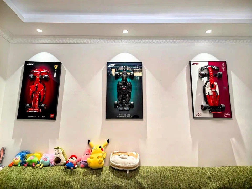 Metal Display wall mount for CaDA C64005w Alfa Romeo F1 Race Car C42 - Image 3 of 4