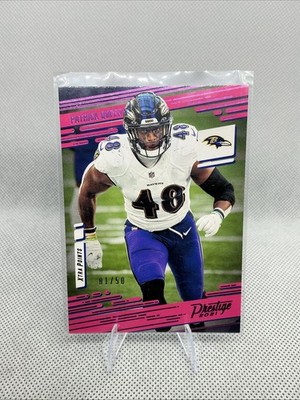 2021 Panini Prestige #24 Patrick Queen Xtra Points 1/50 First Of Print  Ravens