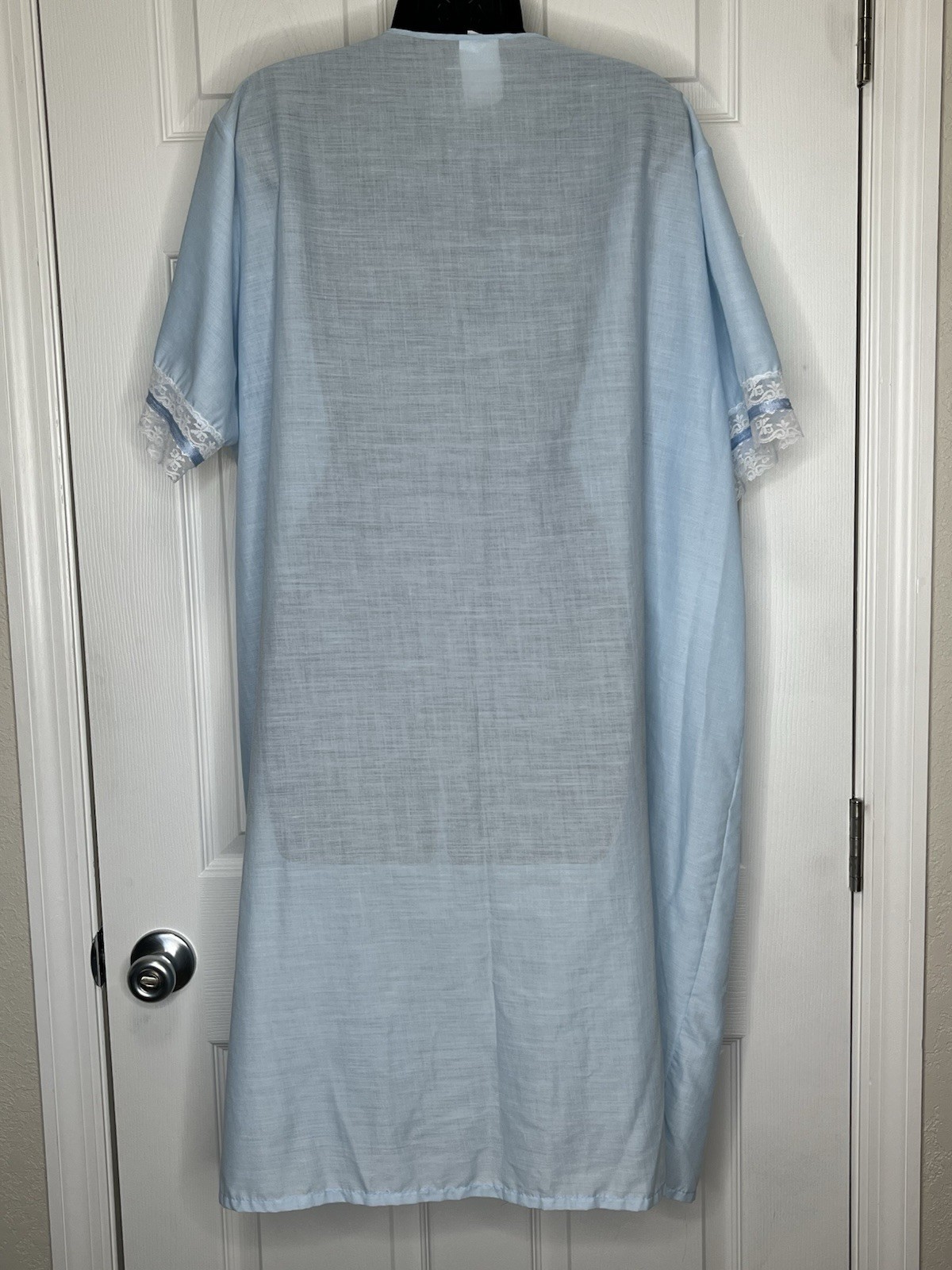 Mary Barron Womens SZ XL Nightgown Robe SET 2 Lounge Wear Lightweight Lace VTG