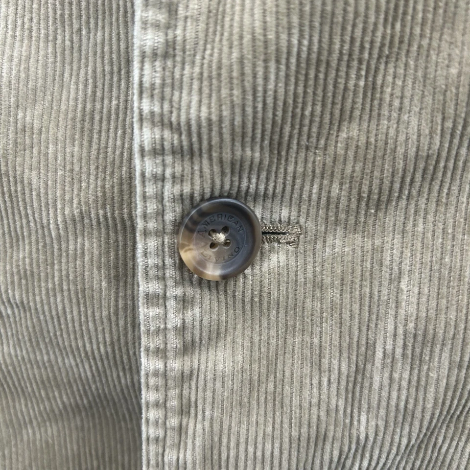 American Living Blazer Mens Large Brown Corduroy Sack Jacket Ralph Lauren Coat * - Image 4 of 4