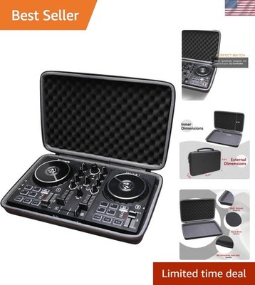 Stylish DJ Mixer Case for Numark Party Mix II & Hercules Controller - Black