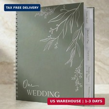 Beautiful Minimalistic Wedding Planner Book and Organizer - Enhance Excitement a