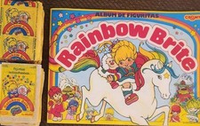 1993 RAINBOW BRITE STICKER ALBUM UNUSED  50 PACKS STICKERS ARGENTINA RARE HTF
