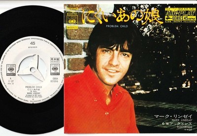 Mark Lindsay - Problem Child / Bookends | 7'' Promo Japan CBSA 82096