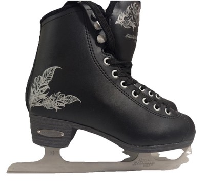 Bladerunner Ice By Rollerblade Aurora Black Women/ Youth Size 4 Figure Skates